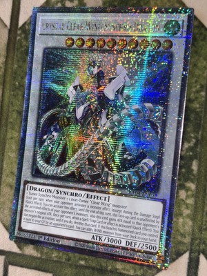 YuGiOh CRYSTAL CLEAR WING SYNCHRO DRAGON Quarter Century Secret Rare RA04-EN059-image