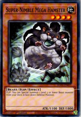Super-Nimble Mega Hamster EG01-EN013 Egyptian God Deck: Obelisk the Tormentor 1s-image