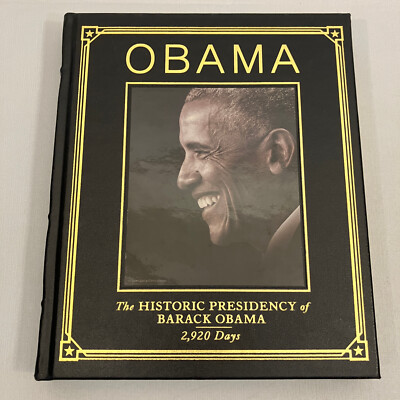 The Historic Presidency of Barack Obama 2,920 Days Leather Bound Mark Greenburg-image