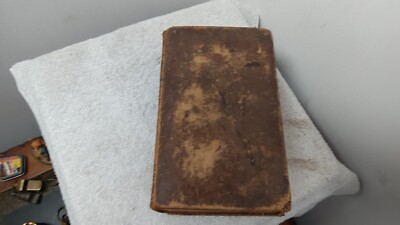 The life of Jesus Christ 1830 Leather bound book. The binding is fair to good -image