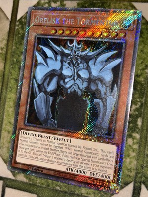 YuGiOh OBELISK THE TORMENTOR Platinum Secret Rare RA04-EN116-image