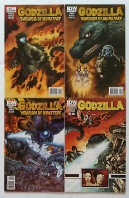 Godzilla #6 & Kingdom of Monsters #4 (Zornow & Powell Variants + #5) Mothra IDW-image