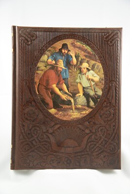 Time Life Books The Old West The Forty-Niners Faux Leather Hardcover Book 1974-image