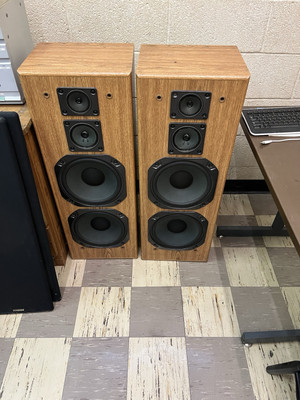 Vintage Fisher Speaker Pair-image