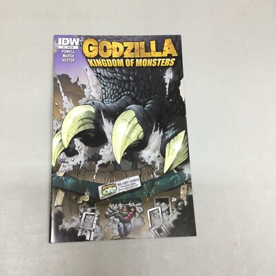 Godzilla Kingdom Of Monster #1 Big Easy Comics Retailer IDW 2011 (GZ47)-image