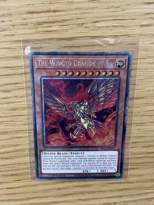 The Winged Dragon of Ra : Platinum SecretRare 1st Edition YuGiOh Card-image