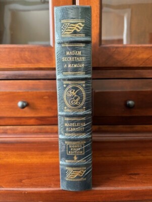 SIGNED Madam Secretary: A Memoir MADELEINE ALBRIGHT Easton Press SEALED 1st ed.-image