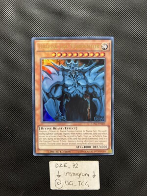 Yugioh - Obelisk The Tormentor Limited Edition - LDK2-ENS02 -UR- Limited Ed- NM-image