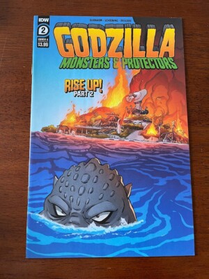 GODZILLA MONSTERS & PROTECTORS # 2 NM IDW PUBLISHING 2021 COVER B-image