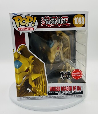 Funko POP~ Animation Yu-Gi~Oh Winged Dragon of Ra Metallic ~GameStop Exclusive-image