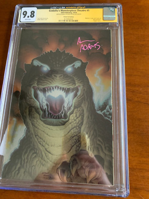 Godzilla Monsterpiece Theatre #1 Foil Edition ANd Auto Arthur Adams COA/CGC-image