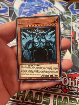 Obelisk the Tormentor KICO-EN064 Ultra Pharaoh's Rare Near Mint 1st Edition-image