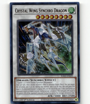 Yugioh Crystal Wing Synchro Dragon (UR) - 25th Anniv. Rarity Coll. 2-image