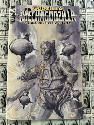 GODZILLA MECHAZILLA 50TH ANNIVERSARY #1, 1:10 Miller Variant, NM (2024) IDW-image