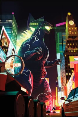(2025) IDW COMICS Godzilla [Kai-Sei Era] #1 1:50 Kade Byrand Variant Cover-image