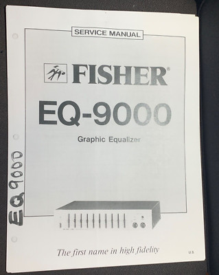 Fisher EQ-9000 Equalizer Service Manual Photocopy-image