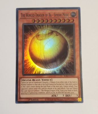 The Winged Dragon of Ra - Sphere Mode Super Rare RA01-EN007 25th Anniversary-image