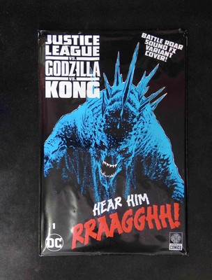 Justice League vs Godzilla vs Kong #1F  DC Comics 2023 NM  Duce Variant-image