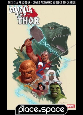 (WK27) GODZILLA VS THOR #1B - EM GIST MARVEL UNIVERSE VARIANT - PREORDER JUL 2ND-image
