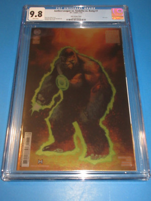 Justice League vs Godzilla vs Kong #7 Duce Foil Variant CGC 9.8 NM/M  Gem wow-image