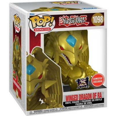 Funko POP! Animation Yu-Gi-Oh Winged Dragon of Ra Metallic GameStop Exclusive-image