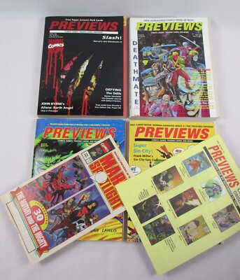 (4) PREVIEWS Comics Nov. 1993 Vol. 3, No. 11 Marvel DC +-image
