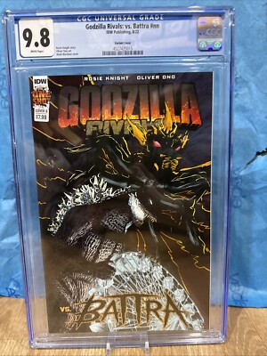 Godzilla Rivals Vs. Battra #1 Graded Comic Cgc 9.8 New Slab 2022 One Shot CVR B-image