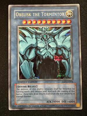Yu-Gi-Oh! Obelisk the Tormentor (LP) JMP-EN004 Shonen Jump Magazine Promos-image
