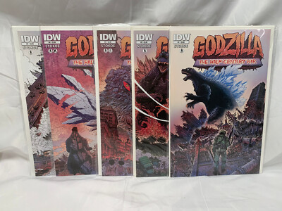 Godzilla Half-Century War Comic Set 1 2 3 4 5 IDW Rodan Mothra Ghidorah 1-5-image