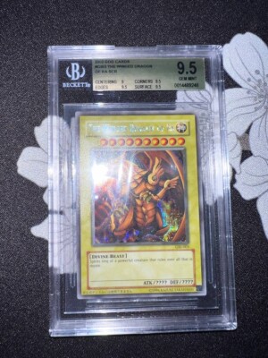 Yu Gi Oh - The Winged Dragon of Ra - Secret - GBI-003 - BGS 9.5-image