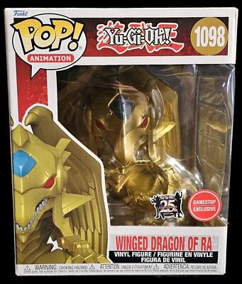 Funko POP! Animation Yu-Gi-Oh Winged Dragon of Ra Metallic GameStop Exclusive-image