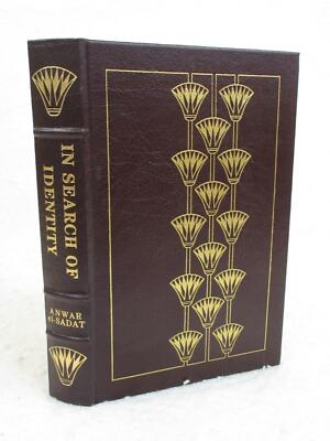 Anwar el-Sadat IN SEARCH OF IDENTITY  Easton Press Library of Great Lives 1989-image