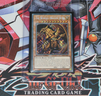 YuGiOh The Winged Dragon of Ra SBCB-EN203 1st Edition Secret Rare-image