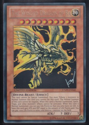 YUGIOH! THE WINGED DRAGON OF RA - ULTRA RARE LIMITED EDITION JUMP-EN045-image