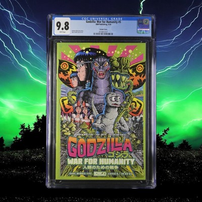 Godzilla War For Humanity #5 CGC 9.8 🦖 CVR-B Jake Smith Variant 2024-image