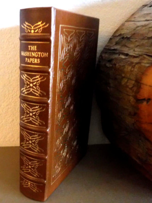 Vtg 1989 THE WASHINGTON PAPERS edited by SAUL PADOVER George Washington Easton P-image