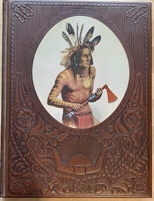 THE INDIANS Time Life Books THE OLD WEST Vintage Faux Leather Hardcover 1973-image