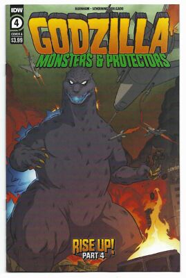 Godzilla Monsters & Protectors #4 2021 Unread Schoening Main Cover A IDW Comic-image