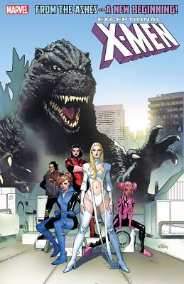 EXCEPTIONAL X-MEN #1 LEINIL YU GODZILLA VAR MARVEL PRH-image