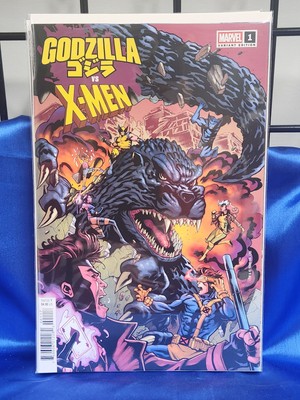 GODZILLA vs. X-MEN #1 CHRIS CAMPANA 1:25 VARIANT.We Combine. We Pack Well-image