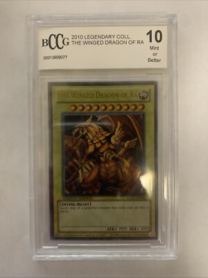 The Winged Dragon of Ra LC01-EN003 Yugioh Legendary Collection BCCG Beckett 10-image