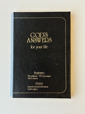 God’s Answer For Your Life - Leather Bound - Paperback Book-image