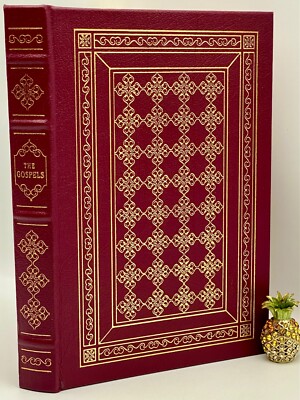 Easton Press GOSPELS Matthew Mark Luke John JESUS Bible DELUXE LEATHER Edition-image