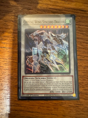 Crystal Wing Synchro Dragon - RA02-EN029 Super Rare 1st - NM --image