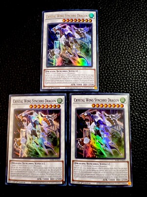 Crystal Wing Synchro Dragon RA02-EN029 Yugioh 1st Ed. (Super X2) (Ultra X1)-image