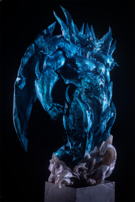 ASS Studio Duel Monsters YuGiOh​ Obelisk The Tormentor Electroplate Resin Statue-image
