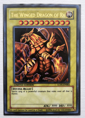Yugioh The Winged Dragon of Ra Legendary Collection Ultra LC01-EN003 Limited-image