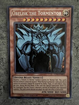 Yu-Gi-Oh! TCG Obelisk the Tormentor - Secret Rare - Limited Edition (CT13-EN002)-image