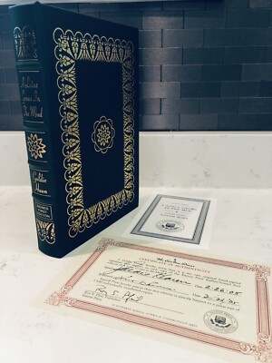 Goldie Hawn SIGNED & NUMBERED A Lotus Grows in the Mud - Easton Press -Brand New-image