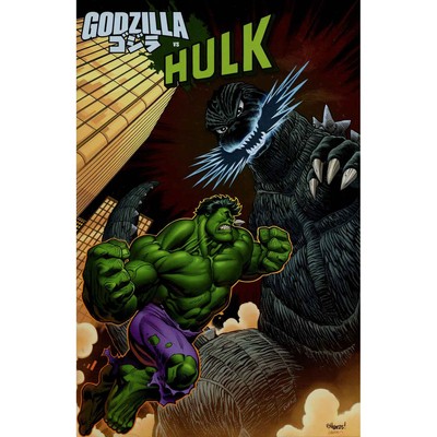 Godzilla Vs Hulk #1 Mcguinness Foil Variant Marvel Comics-image